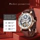 thumbnail image 3 of Reloj IK COLOURING de lujo esqueleto automático para hombre, 3 of 6