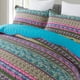 thumbnail image 3 of Juego de Edredón Reversible Patchwork NEWLAKE para Cama California King, 3 of 9