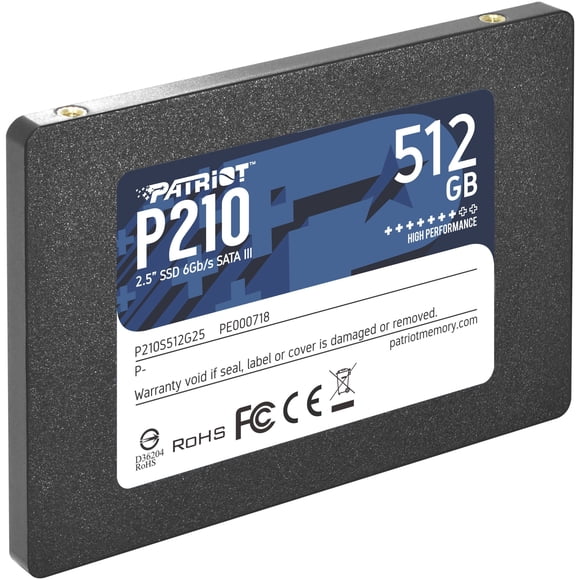 SSD Patriot Memory P210S512G25 512GB SATA Multicolor