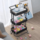 thumbnail image 5 of Carrito Organizador Belug Almacenamiento 3 Niveles Con Ruedas negro, 5 of 5