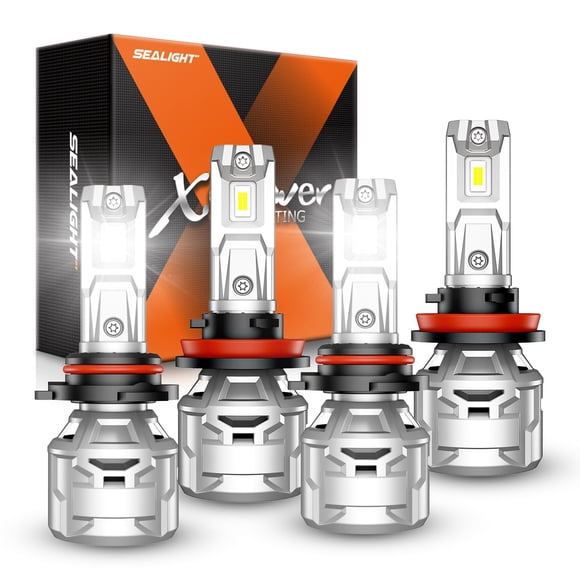Bombillas SEALIGHT H11/H8/H9 9005 6500K Pack de 4