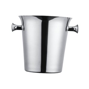 Bothyi - Cubo De Hielo De Acero Inoxidable Cubo De Vino Enfriador De Vino Enfriador De Botellas Para Bebidas Astilla