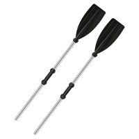 Magideal - Kayak Portátil Rafting Paddle Aleación De Aluminio Resistente Al Desgaste Hoja Única Stand Up Paddle Board Para Kayak Actividades Al Aire Libre Ajuste