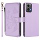 thumbnail image 2 of Funda Cartera Mariposa para [Motorola Moto G35 5G] con Soporte y Cremallera Morado claro, 2 of 6