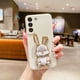 thumbnail image 3 of Elevate Your Phone with a Cute Rabbit Stand & Soft Silicone TPU Phone Holder: Protective Case for Samsung Galaxy S23/S22/S21/Plus/Ultra/FE, 3 of 3
