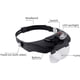 thumbnail image 1 of Visera Lentes Lupa Con Luz Led + 4 Lentes Ajustables, 1 of 3