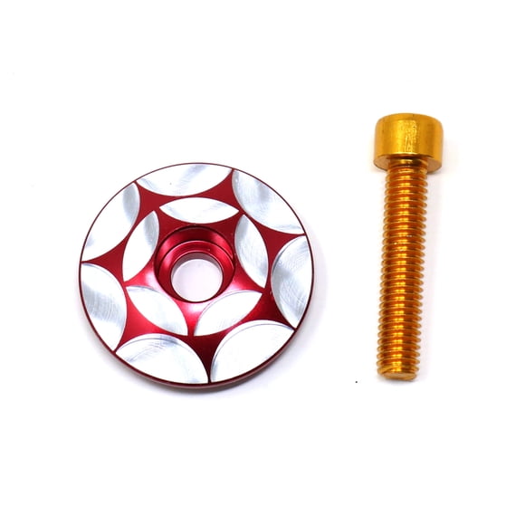 Tapa XON Dirección Aluminio Rojo