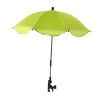 Magideal - Sombrilla Con Clip, Moderna, Impermeable, Multifuncional, Para Sombra De Plantas, Sombrilla Para Silla De Playa Para Exteriores, Verano, Viajes Y Camp Verde