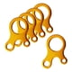 thumbnail image 3 of 5 Uds 3 Agujeros Tienda Cuerda Sujetador Viento Cuerda Hebilla Tensor Amarillo, 3 of 5
