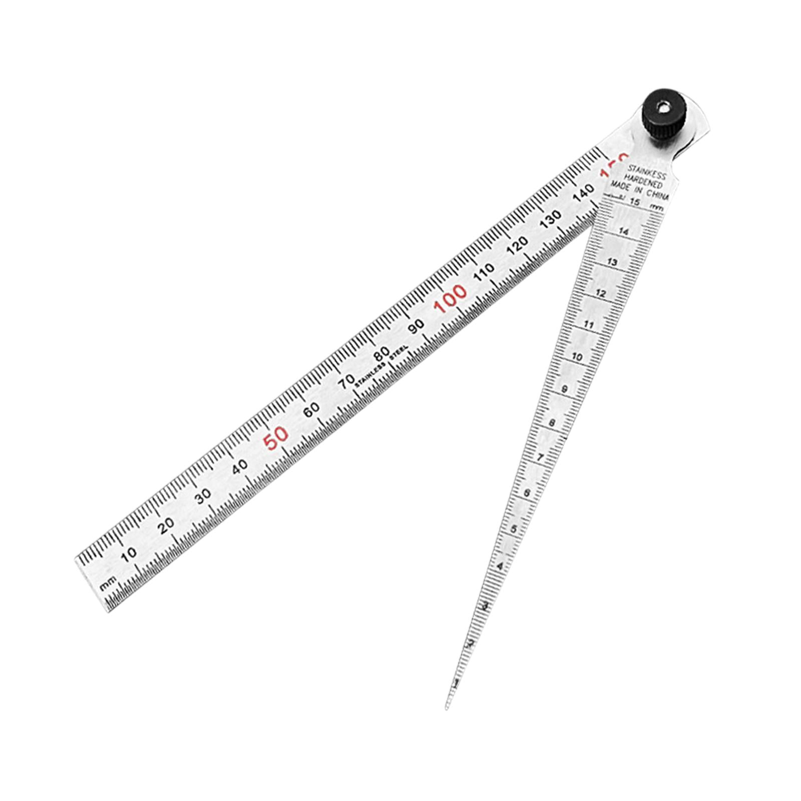 Magideal - Herramienta De Medición De Medición De Cónico Acero Inoxidable Fácil De Leer Herramienta De Inspección De Agujeros Multipropósito Prácticos Fáciles De Tipo De Tornillo