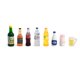 thumbnail image 5 of Botellas de comida y bebida en miniatura de juguete para casa de muñecas 1/12 (50 unidades), 5 of 6
