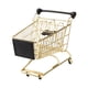 thumbnail image 2 of Mini Carrito De La Compra, Accesorios Para Fotos, Juego De Simulación, Favores De Fiesta Para Niña, Juguetes Para Niños, Dorado, 2 of 5