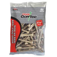 Camiseta De Golf Pridesports Pride Golf Tee, Bolsa De 50 Unidades, Natural