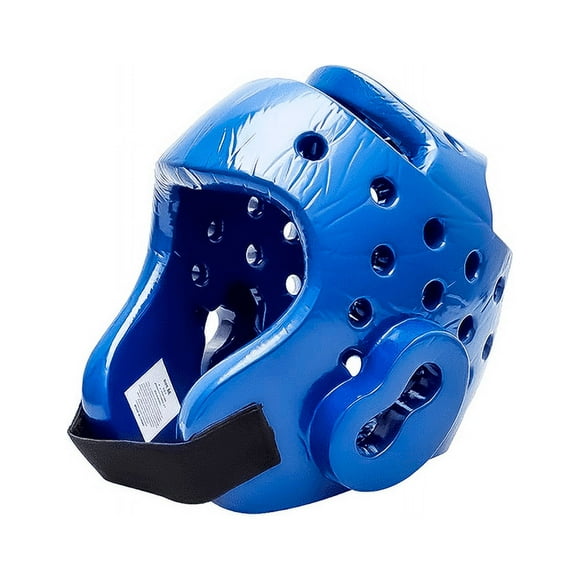 Cabezal Casco Protector Artes Marciales Wkf Taekwondo Talla L Azul