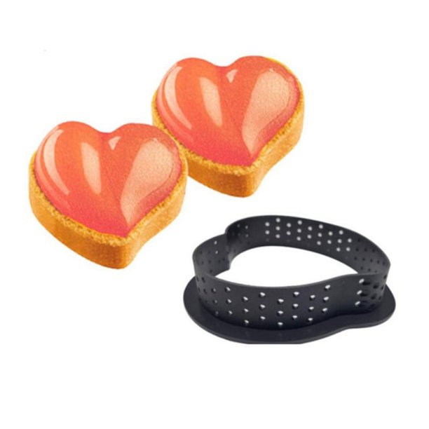 1pc, Cake Mold Ring, Plastic Perforated Mousse Cake Ring, Cookie Cutters, Pancake Molds, Baking Tools, Kitchen Gadgets, Kitchen Accessories, Home Kitchen Items, Multiple Sizes And Shapes Optional