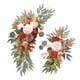 thumbnail image 4 of 2x Arco de boda con flores, letrero de bienvenida, decoración, arreglo floral, guirnalda de fondo, guirnalda de flores artificiales para aniversario Naranja, 4 of 5