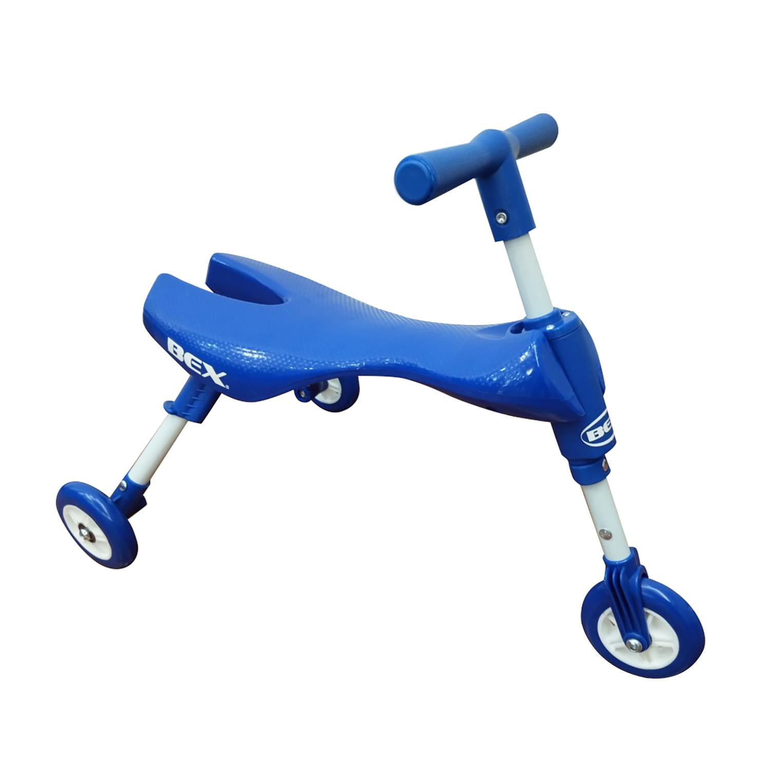 Triciclo Bicicleta Aprendizaje Plegable Sin Pedales Azul Bex