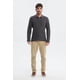 thumbnail image 4 of Polera Hombre Textura Con Botón Marengo, 4 of 4