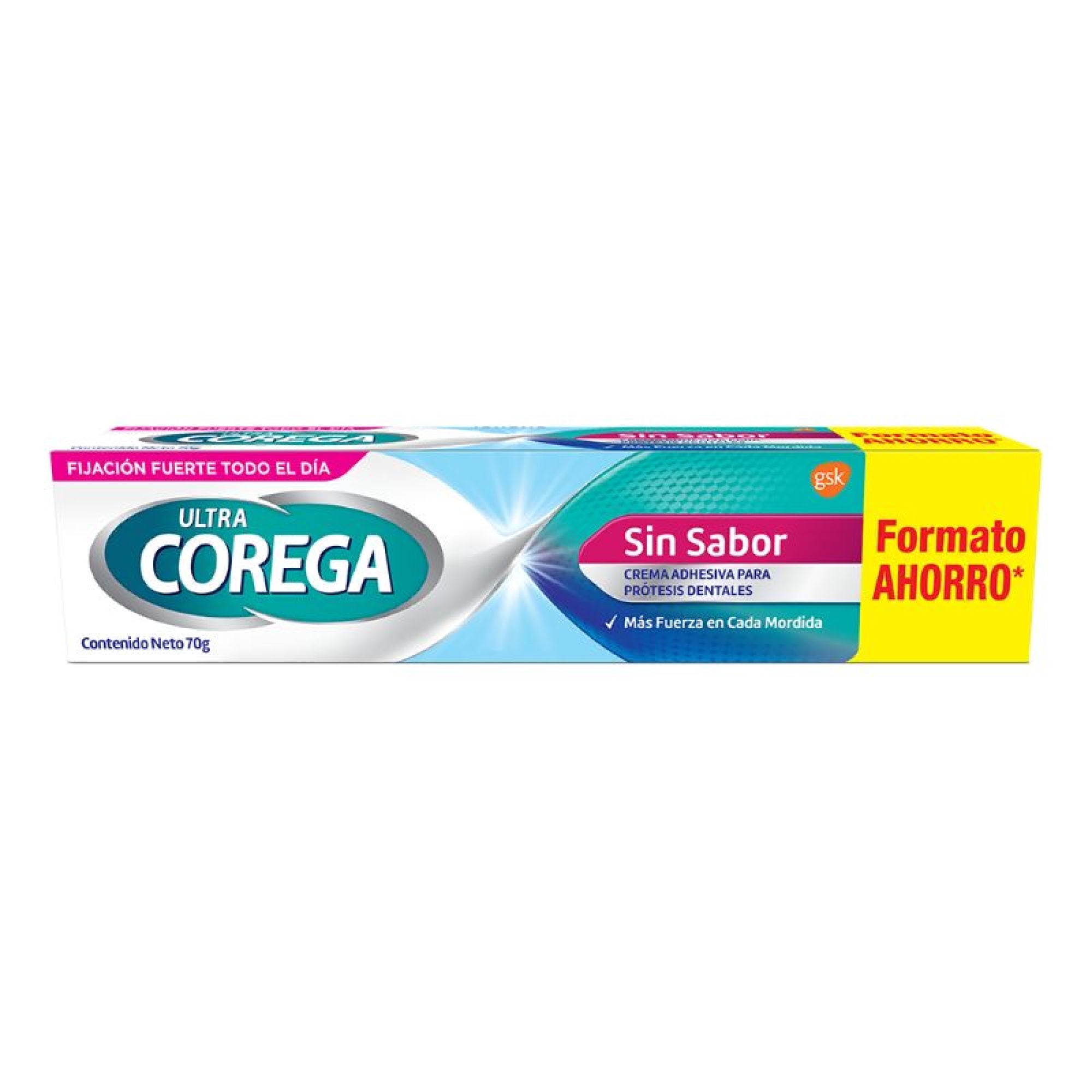Crema Adhesiva Para Prótesis Dentales Ultra 70 g Corega