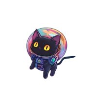 Genérico - Pintura Por Números Gato Astronauta