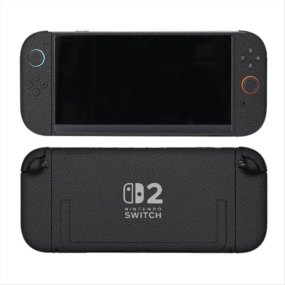 Juego de calcomanías para Nintendo Switch 2 y Joy-Cons: antiarañazos, sin burbujas, sin residuos, material adhesivo de primera calidad; película protectora de cobertura total para consola y mandos