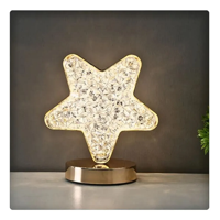 Genérico - Lampara Estrella De Mesa Control Táctil Recargable Luz Led Ajustable