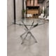 thumbnail image 5 of Mesa de Comedor Redonda de Vidrio Templado con Base de Acero Inoxidable – Diseño Moderno Premium, 5 of 5