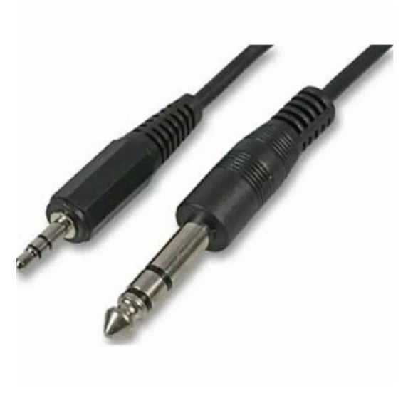Cable De Audio 3,5mm A 6,3mm Stereo 150 cn