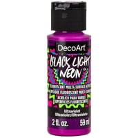 Pintura Acrílica Decoart Americana Black Light Neon 60Ml-Ultravioleta
