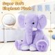 thumbnail image 3 of Peluche gigante Tezituor de elefante de peluche, 50 cm, morado, para niños, 3 of 6