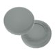 thumbnail image 1 of Uxcell 2 Paquete de Fundas para Taburetes Redondas 11-15" Lavables a Prueba de Polvo con Elástico Fluorescente Plata Gris, 1 of 7