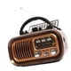 thumbnail image 3 of Radio Portátil, Regalo De Madera, Reproductor De Música Antiguo Para Acampar Al Aire Libre En Casa, 3 of 3