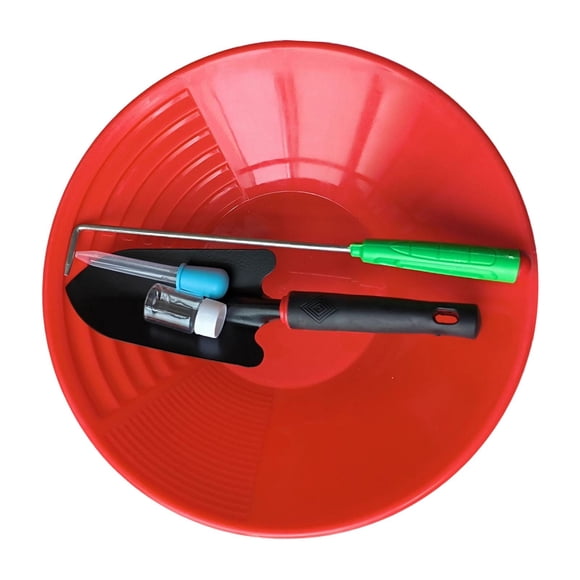 Herramienta De Recolección De Doble Rifle Bothyi Con Batea De Oro