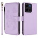 thumbnail image 2 of Funda Cartera Mariposa para [Motorola Moto G 2025 5G] con Soporte y Cremallera Morado claro, 2 of 6
