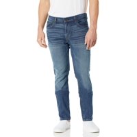 Vaqueros Tommy Hilfiger Thd Straight Fit Para Hombre, Lavado Medio
