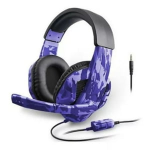 Genérico - Audifonos Gamer Pc G10 Cableado Aux 35Mm Volumen Ajustable Azul