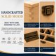thumbnail image 3 of Caja de Almacenamiento Gemtone de Madera con 5 Ranuras para Pruebas de Ácido de Joyería, 3 of 8