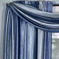 Bufanda Achim Sheer Para Ventana, 50 X 144 Cm, Poliéster Azul