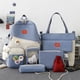 thumbnail image 1 of 5 Set Backpack For Teenger Girl Cute BookBags Water Proof School Bags For Woman 2022 High Capacity Backpack Student Bag Female, 1 of 3
