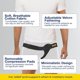 thumbnail image 3 of Faja para hernia inguinal URIEL para hombre talla M negro 90–100 cm, 3 of 7