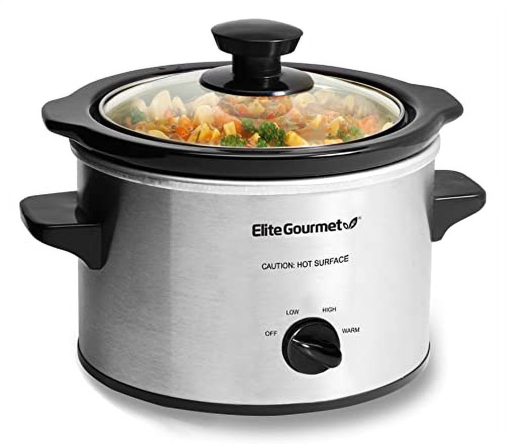 Olla Eléctrica De Cocción Lenta Elite Gourmet 1.5 Qt
