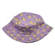 thumbnail image 2 of Sombrero Pescador Morado Diseño Piña 13*18cm, 2 of 2