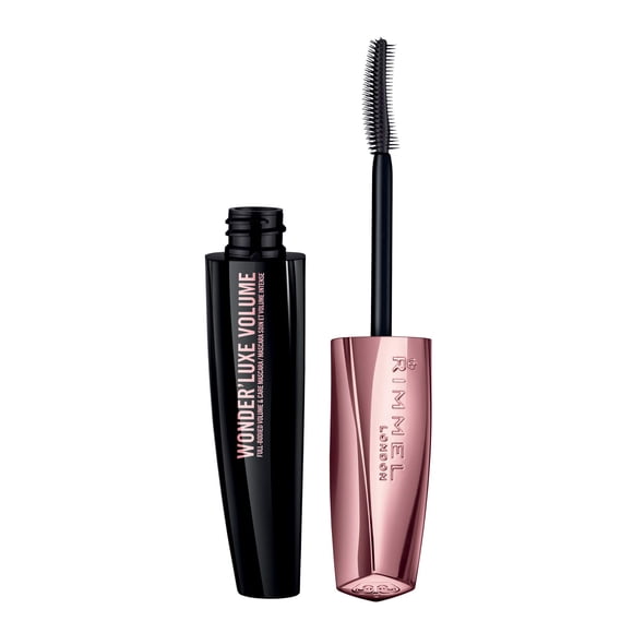 Máscara Rimmel London Wonder'Luxe Volume 001 negra 2,5 ml
