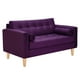 thumbnail image 2 of Sofa Retro 2c Felpa 05 Morado, 2 of 6