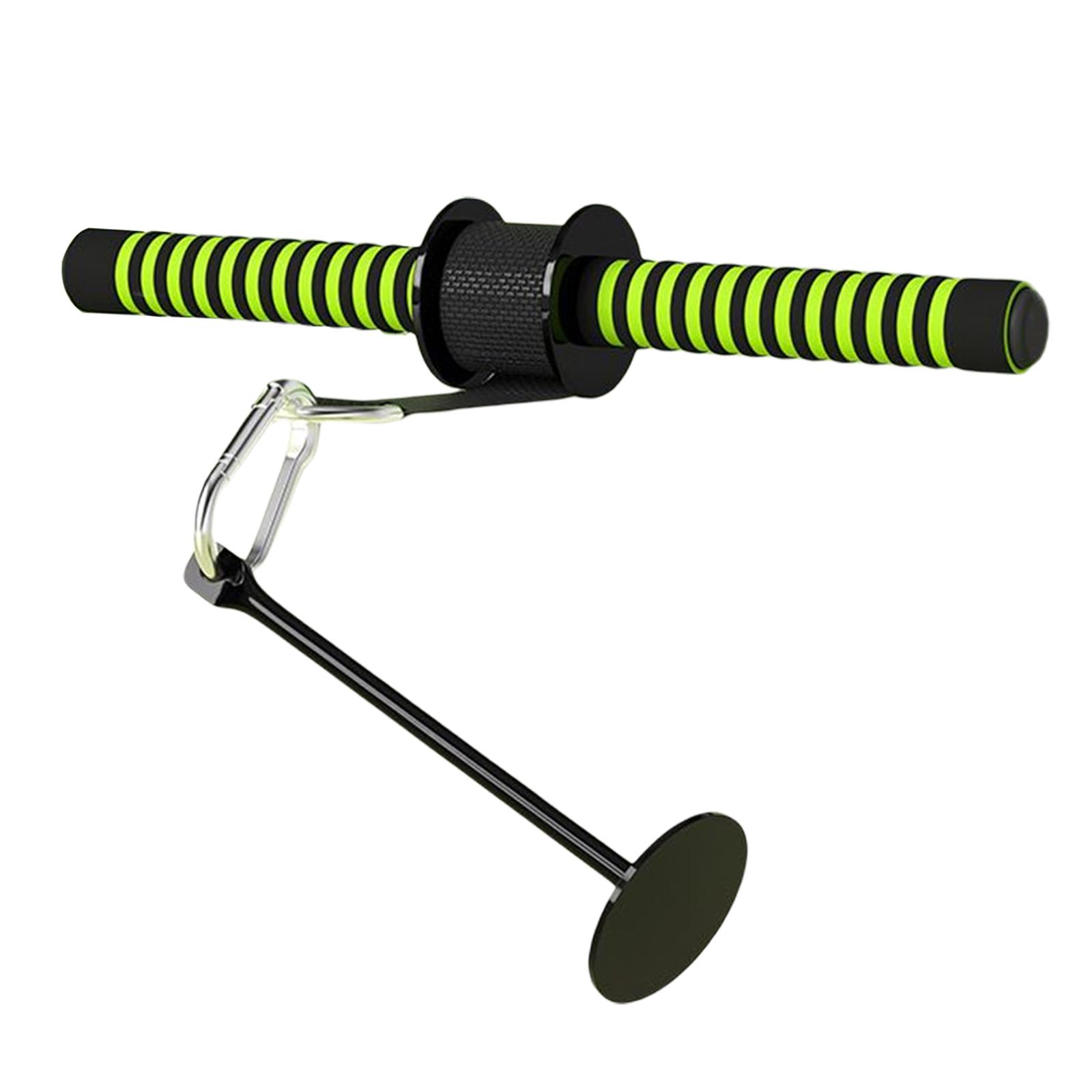 Magideal - Antideslizante Antebrazo Muñeca Rodillo Ejercitador Peso Rodamiento Cuerda Ejercitador Agarre Muñeca Entrenador Para Brazo Gimnasio , Carrete