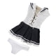 thumbnail image 2 of 1/6 Camisa Blanca Minifalda Traje De Colegiala Para Figura De Acción De 12 ", 2 of 5