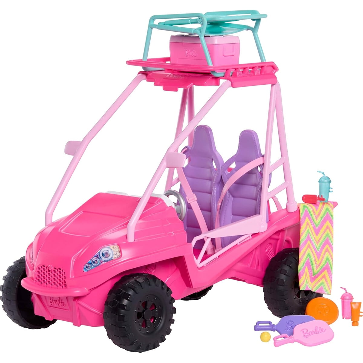 Mattel - Playset Barbie Mysteries Beach Detectives Buggy Playa