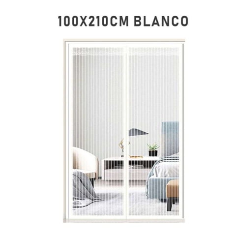 Oem - Malla Mosquitera Cortina Con Cierre De Iman 100X210Cm