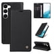 thumbnail image 1 of Funda Billetera de Cuero para Samsung Galaxy S23 Plus con Tarjetero y Soporte - Tapa Magnética Negro, 1 of 6