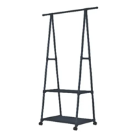 Genérico - Perchero Multifuncional Organizador Ropa Zapatos Accesorios Negro